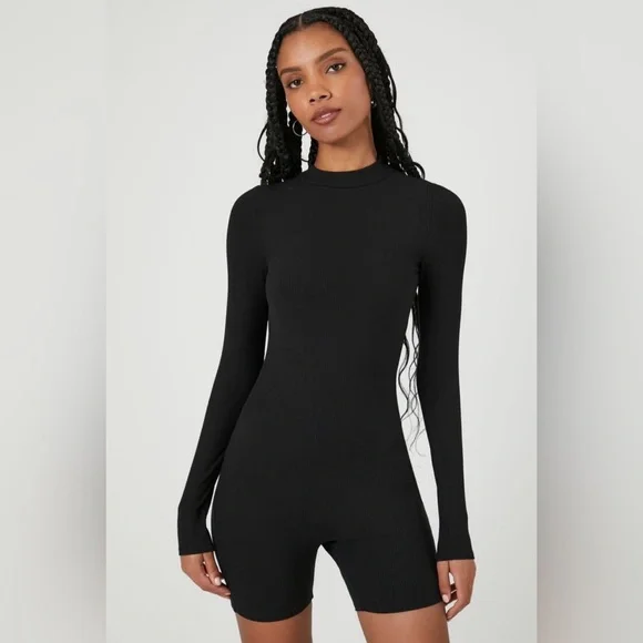 chinese dress ladies Speerise Long Sleeve Spandex Workout Romper Bodysuit main image 0